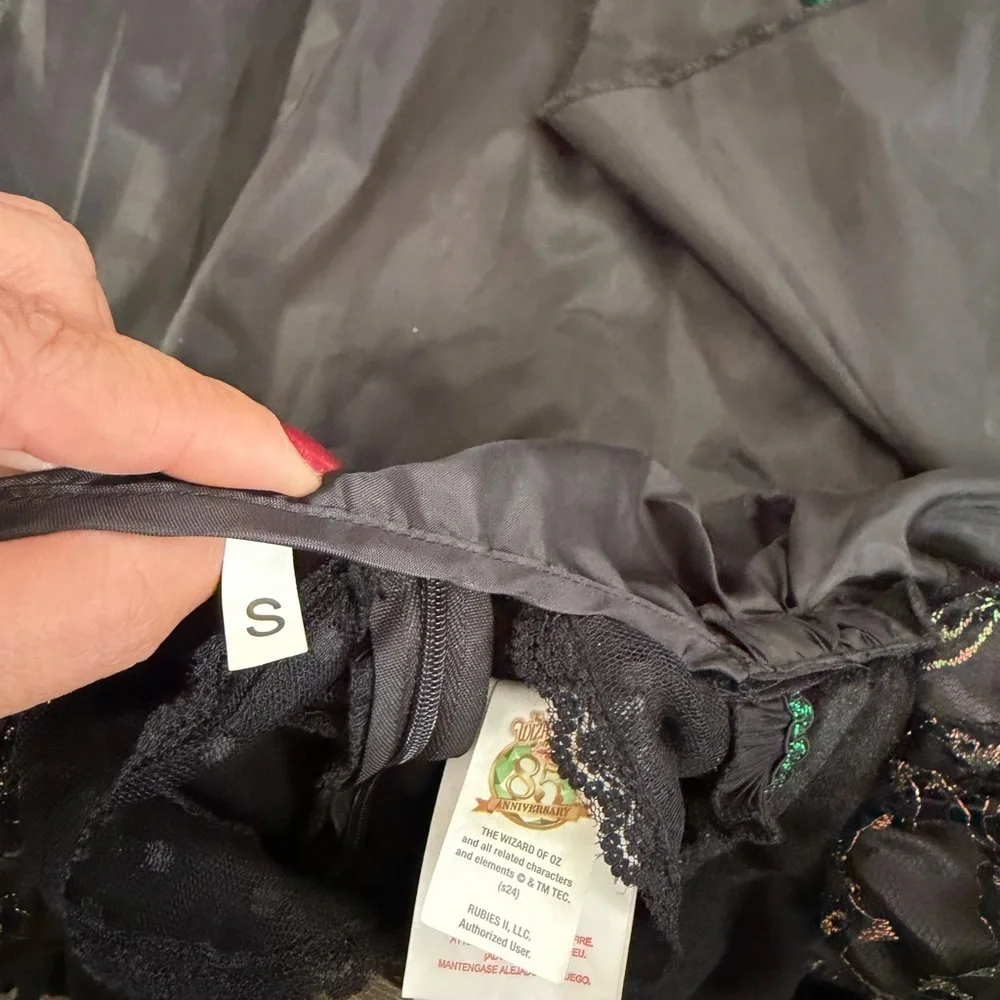 Mystical Green and Black Kids Costume